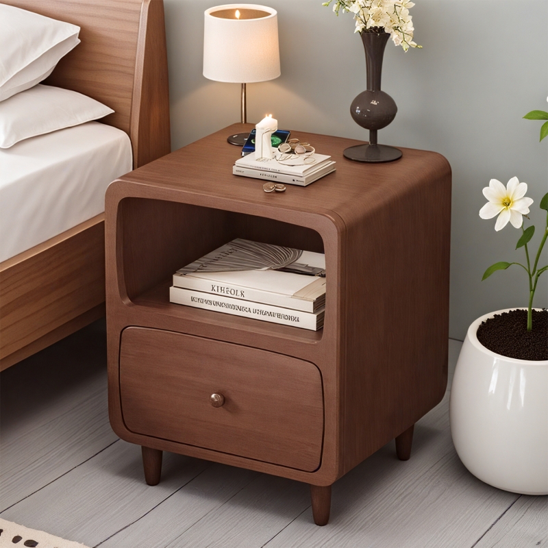 实木床头柜卧室迷你小型窄边柜