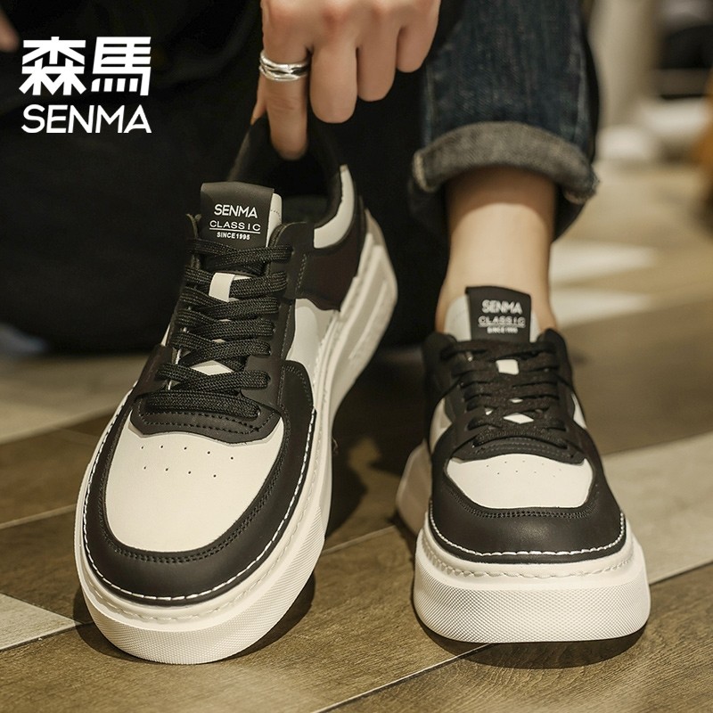 男鞋春季2025新款潮流青少年低帮运动板鞋爆款春秋休闲小白鞋