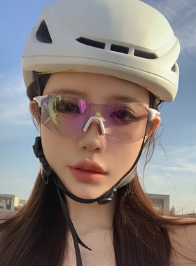 马拉松专业跑步眼镜女运动防雾防风变色专用墨镜骑行登山护目镜男