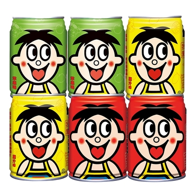 旺旺旺仔牛奶缶苹果罐装早餐饮品