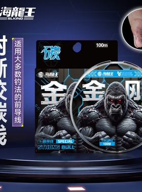 海龙王碳线路亚前导线专用正品强拉力子线耐磨海钓矶钓高端鱼线