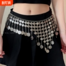 波西米亚流苏屁帘腰链女异域民族风复古小众爵士肚皮舞腰封配饰品