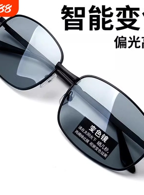 偏光变色太阳镜男性款