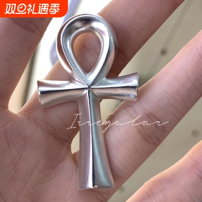 原创手作安卡符吊坠项链复古小众设计高级简约时尚百搭毛衣链饰品