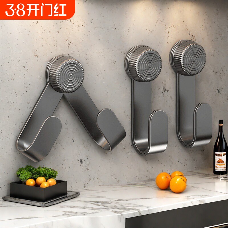 吸盘锅盖架子菜板放置架免打孔壁挂式厨房置物架砧板收纳神器上墙