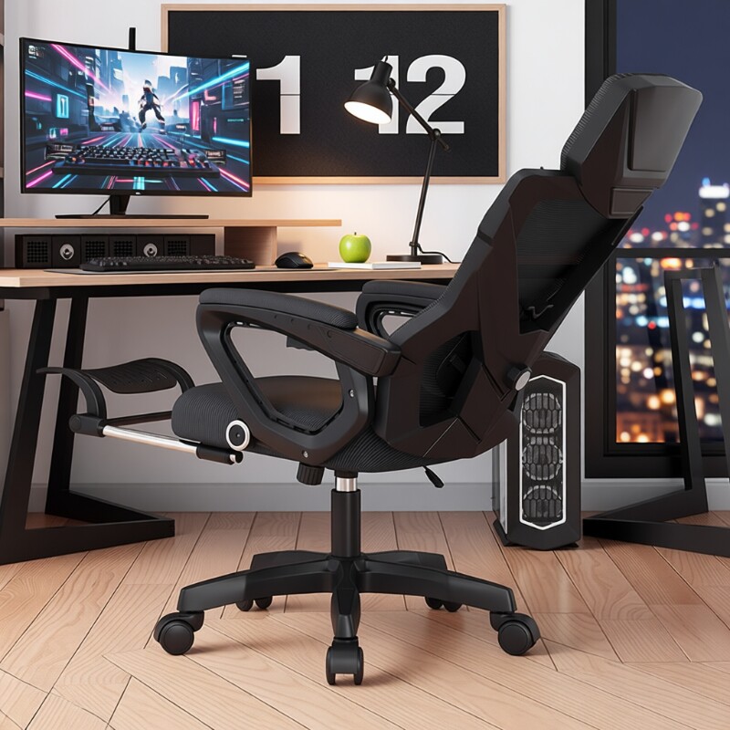 人体工学椅护腰电脑椅家用久坐办公室男电竞椅子座椅可躺办公椅