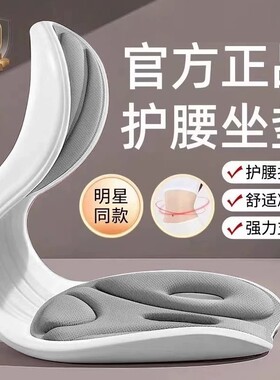 人体工学护腰坐垫久坐神器靠背垫腰靠腰部支撑矫正坐姿办公室座椅