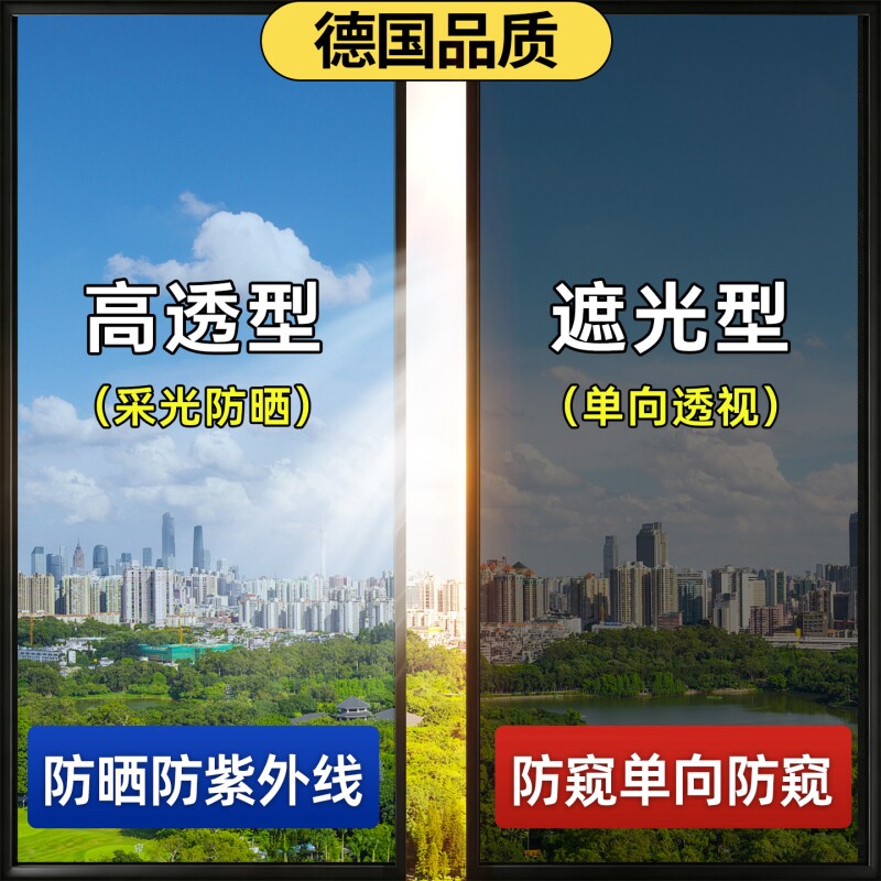 家用隔热防窥玻璃膜|千人加购图片