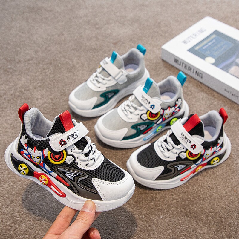 2026年新款男童软底运动鞋夏款春秋男女童鞋男孩防滑休闲鞋透气网