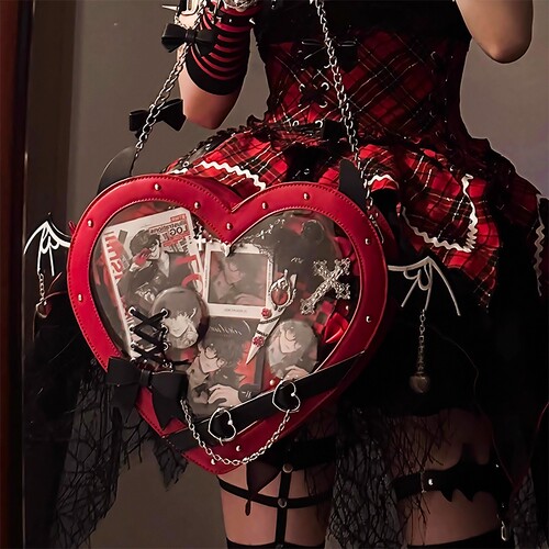 超好看的恶魔爱心痛包来啦~