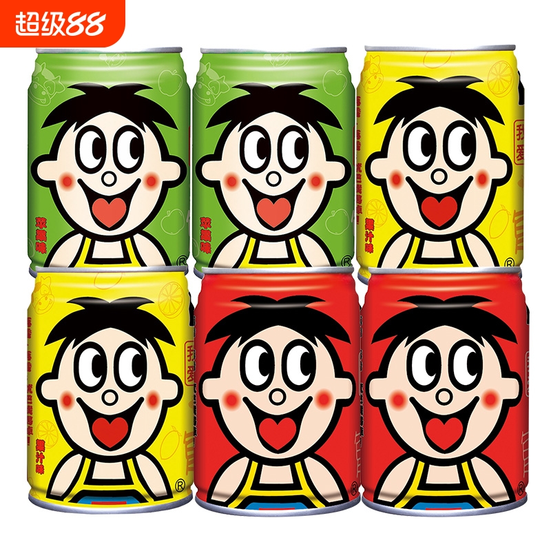 旺旺旺仔牛奶缶苹果罐装早餐饮品