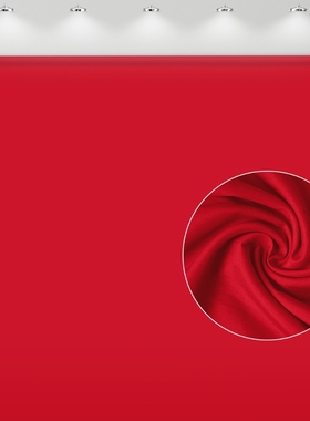 摄影红色背景布网红拍摄人像吸光布纯红色加厚照相证件布摄影红布