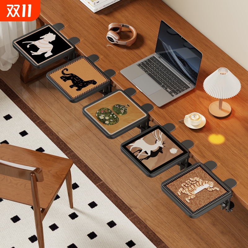 桌面延长板可折叠办公桌加长延伸板书桌扩展神器电脑桌加宽手托架