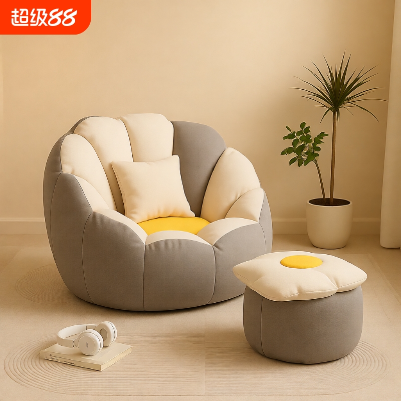 亲肤雪花绒饱满填充久坐不塌