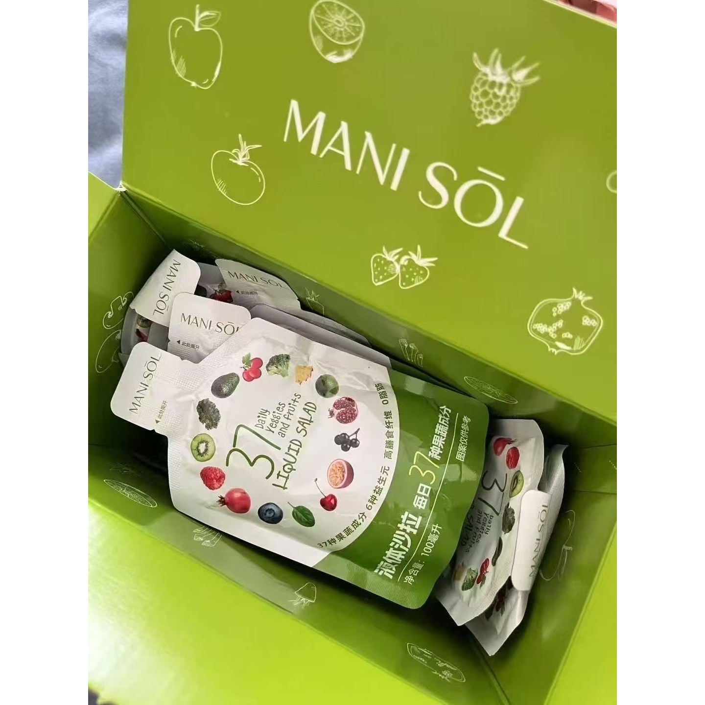 bioe液体沙拉manisol液体沙拉健康轻代餐沙拉管理期代餐营养健康