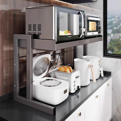 德国厨房微波炉置物架多层储物架