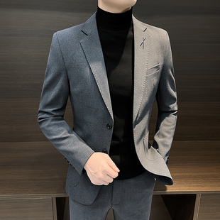 春秋季新款男士西装2026套装感正装男装修身商务休闲西服外1212n