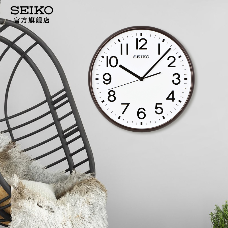 Seiko日本时钟客厅北欧石英