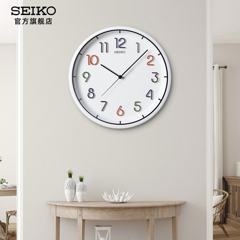 挂钟Seiko立体日本时尚