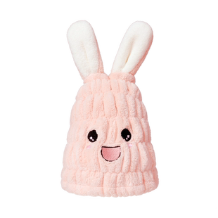 儿童干发帽可爱卡通兔子超强吸水速干加厚女浴帽宝宝包头巾女干发