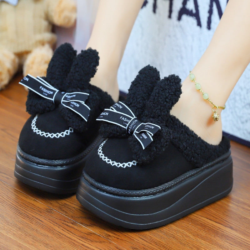 室内家居可爱毛绒保暖防滑棉拖