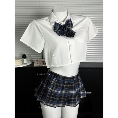 funnykitten学生装性感睡裙套装