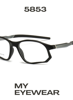 新款TR90椭圆眼镜框时尚男女可配近视光学镜素颜运动眼镜框5853