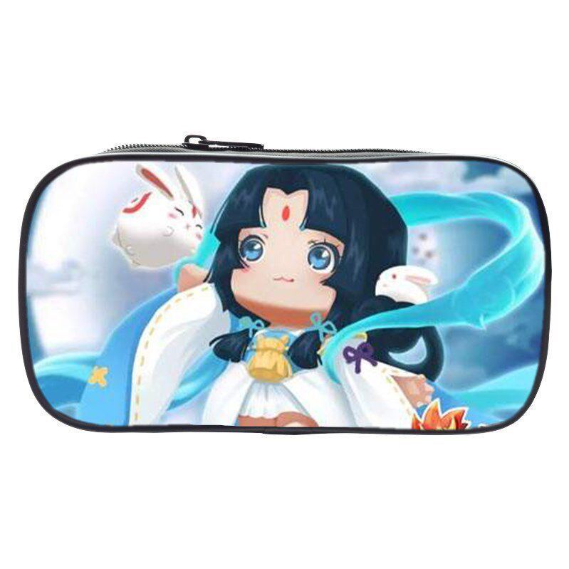 迷你世界熊孩子花小楼小艾老酋长笔袋游戏动漫小学生文具盒大容量