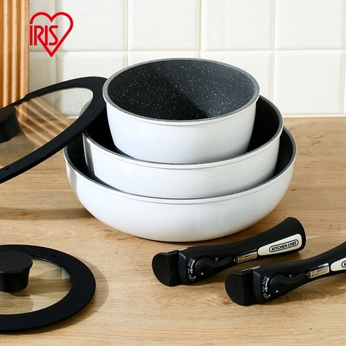 日本IRIS活动把手陶瓷涂层不粘锅