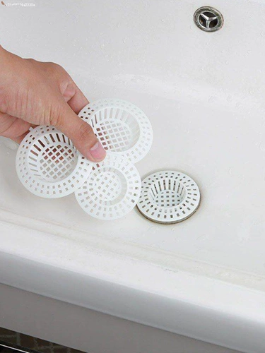 Вода для ванной комнаты -до -вязки, ванна, анти -блокирующая фильтр фильтрации, туалетные аксессуары для утечки утечки дома, прокладка для фильтра для раковины, прокладка для раковины