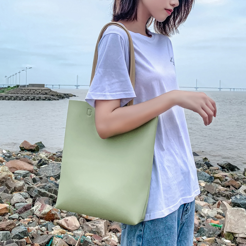 包包女夏季小清新绿色大容量2023新款夏天斜挎单肩时尚百搭手提包