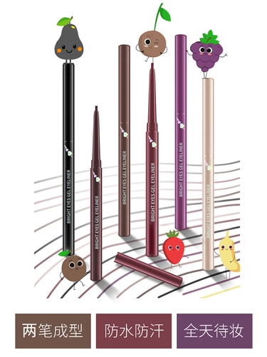 Карандаш для глаз, черный водонепроницаемый лайнер, не растекается, долговременный эффект, официальный продукт, подходит для начинающих