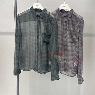 国内代购 5Q4214970桑蚕丝衬衣1595 2026夏季 现货JNBY江南布衣正品