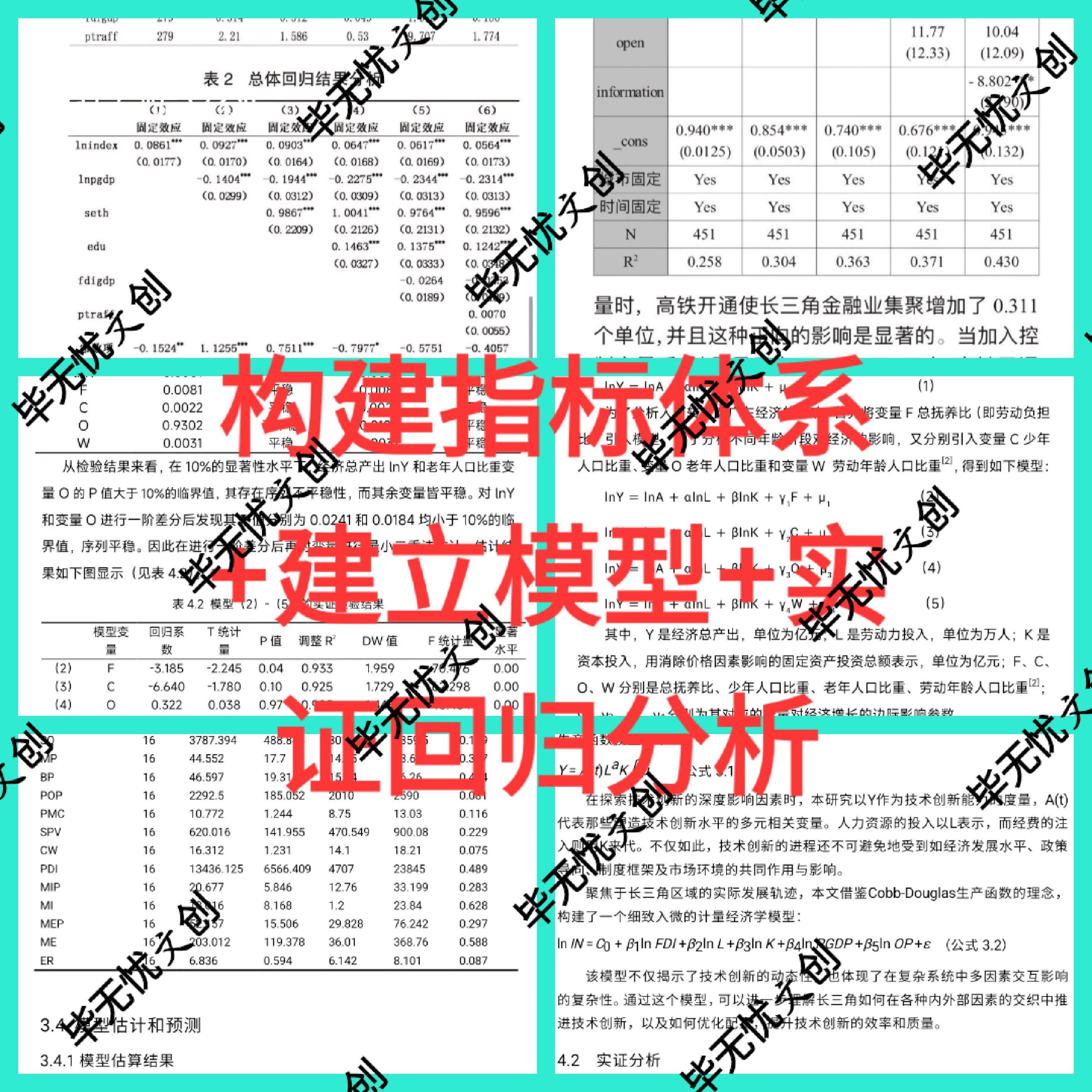 stata统计实证eviews时间序列金融实证空间计量面板数据ols回归