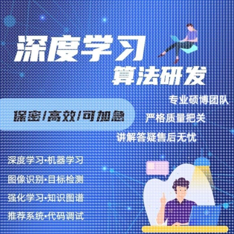 深度学习机器学习神经网络代做目标检测语义分割自然语言处理