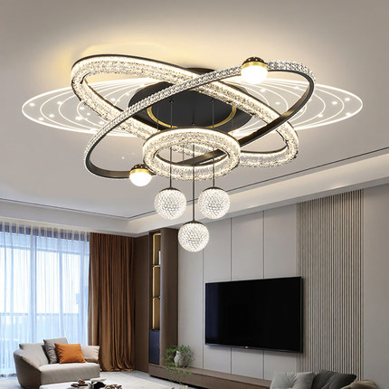 豪华客厅灯2026新款现代简约家用大厅主灯客厅led吸顶灯中山灯具