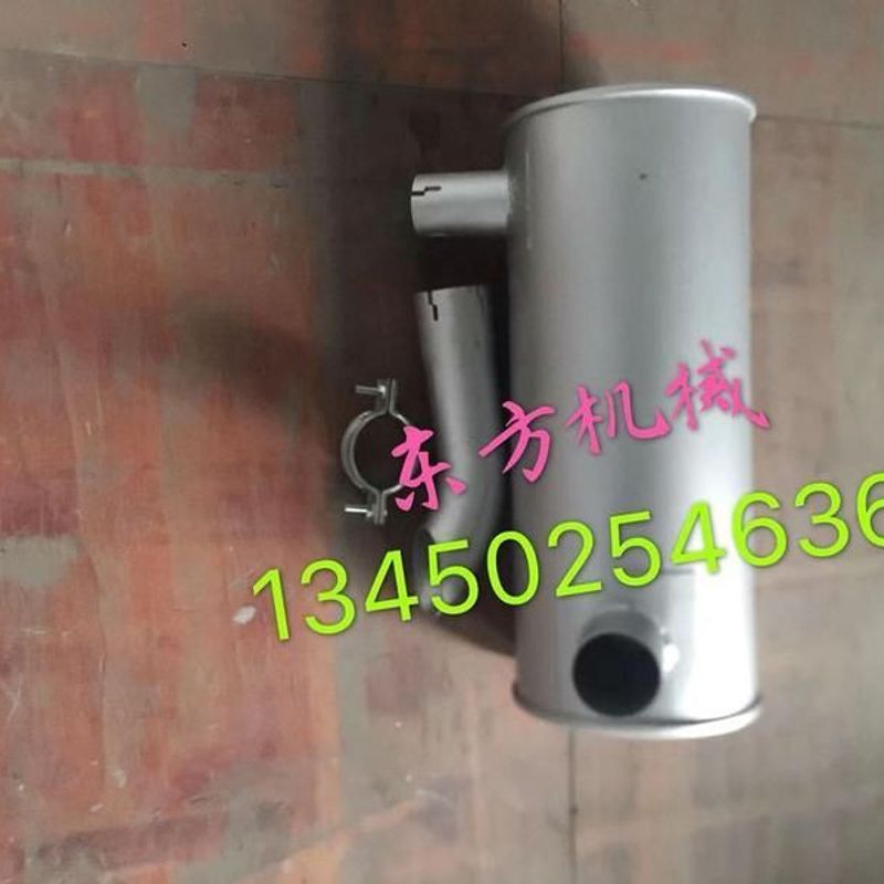 挖机配件神钢SK200-1/3/5/6/8消声器排气管烟筒消音器接管螺丝