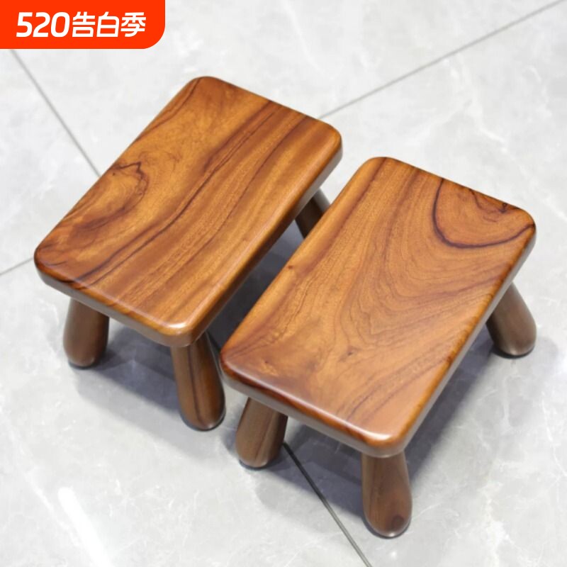 实木凳子家用小矮凳子 客厅凳子儿童 门口换鞋凳 小板凳木头方凳