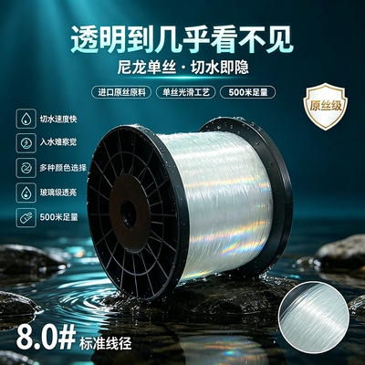 进口原丝主线正品超强拉力尼龙线