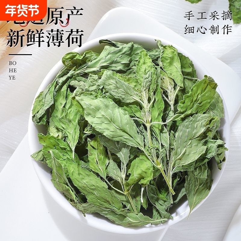 梦之巅 薄荷叶茶精选干薄荷茶薄荷叶片新鲜可食用泡水喝500g袋装,茶,代用/花草茶,淘宝优惠券,粉丝福利购,淘宝优惠卷