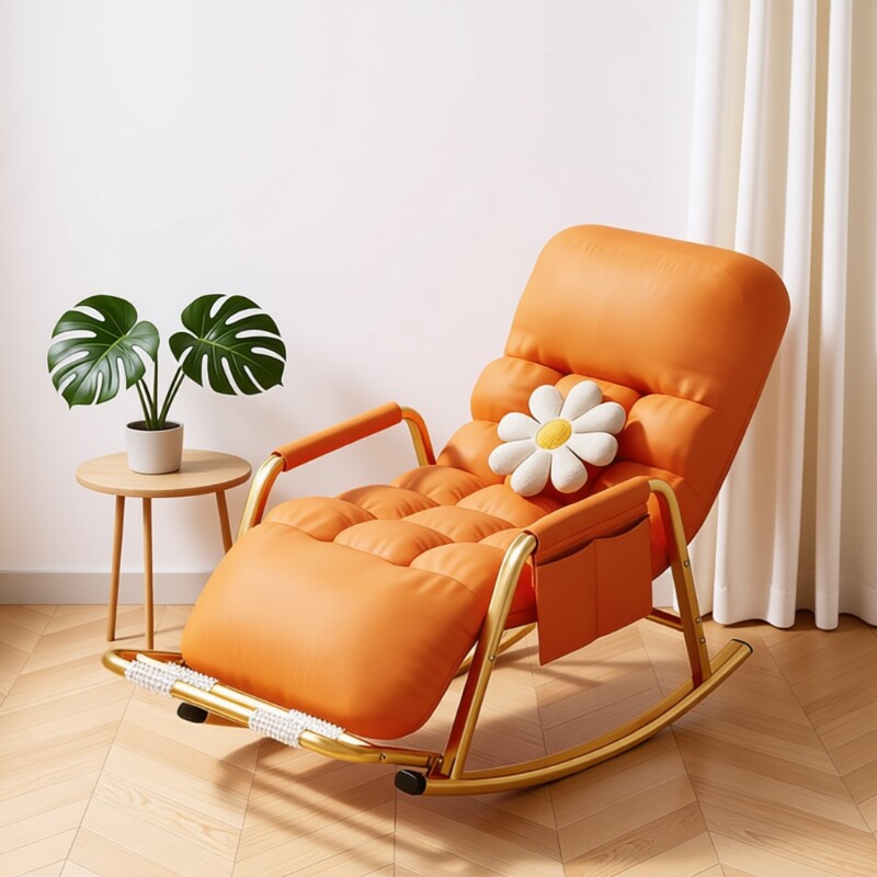 2026新款摇摇椅躺椅成人可睡觉大人阳台懒人沙发摇摇椅晒太阳椅子
