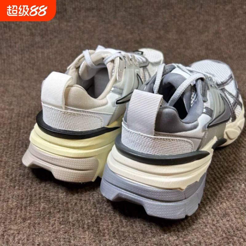 V2K Run男鞋白银老爹鞋厚底复古运动女鞋跑步鞋FD0736