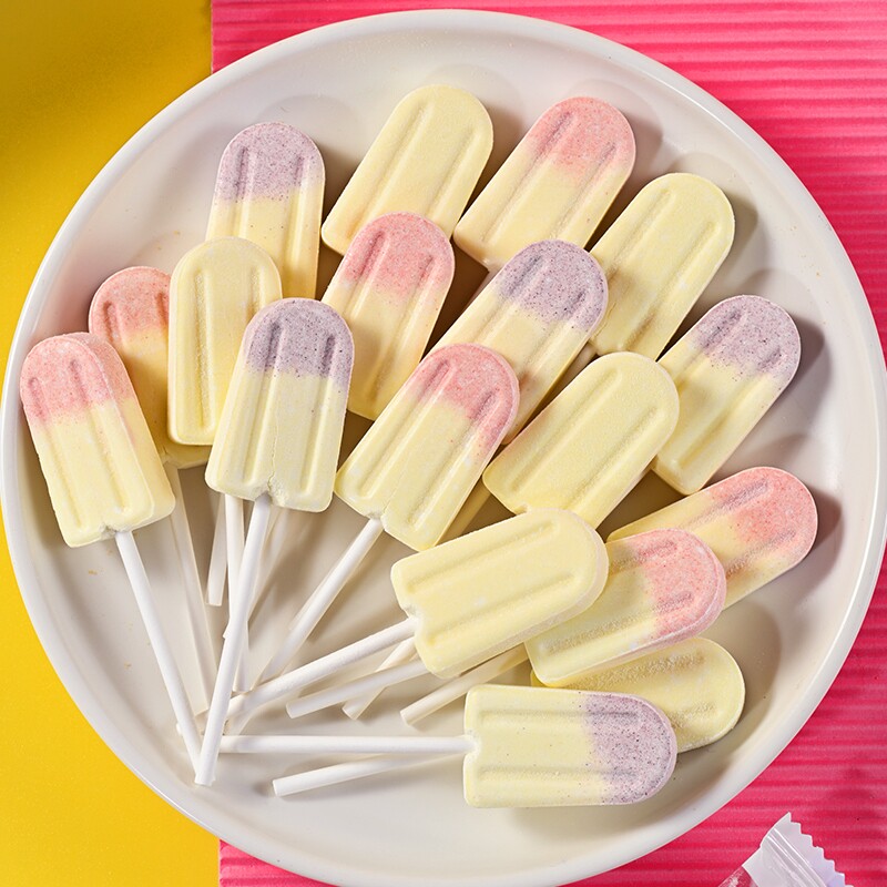 奶棒独立包装儿童益生元干吃奶片棒棒糖高钙雪糕奶棒糖宝宝零食