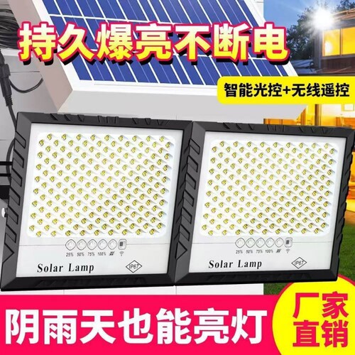 光硕士一拖二太阳能照明灯户外
