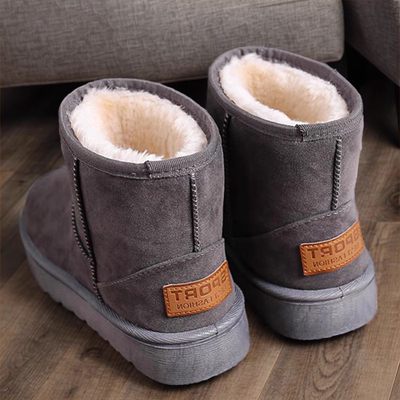爆款雪地靴女2025年冬季新款皮毛一体加绒加厚保暖雪地棉鞋短靴子