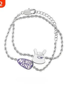 《名侦探学院6》周边南波万南波小兔手链choker两戴中性项链首饰