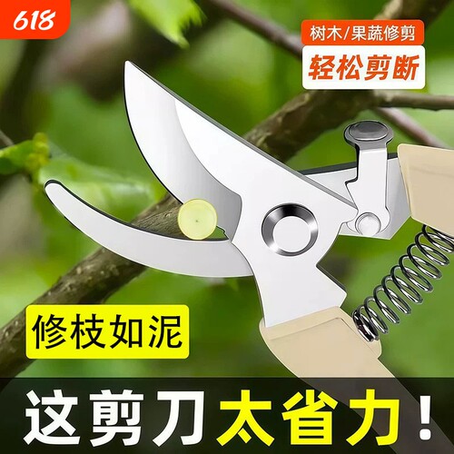 园艺剪修枝剪手工花艺剪子果树枝条剪修花卉剪刀专用工具修枝好物