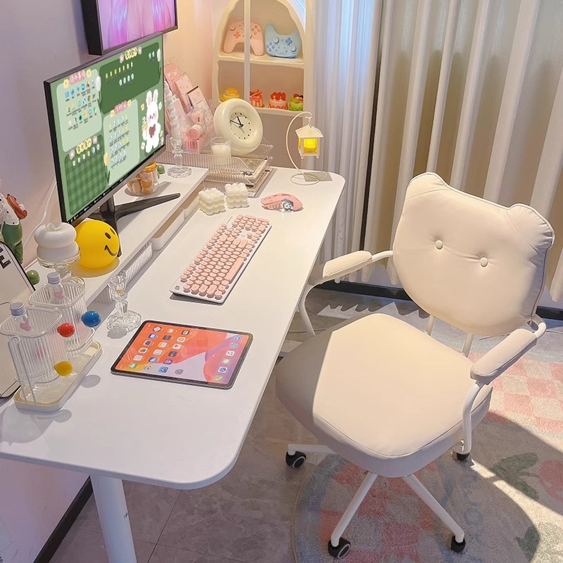 电脑椅家用学习椅子书桌椅女生卧室化妆椅舒适久坐靠背椅宿舍座椅