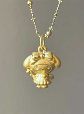 魔法棒美乐蒂天使宝宝项链可爱设计感时尚个性精致女友闺蜜礼物