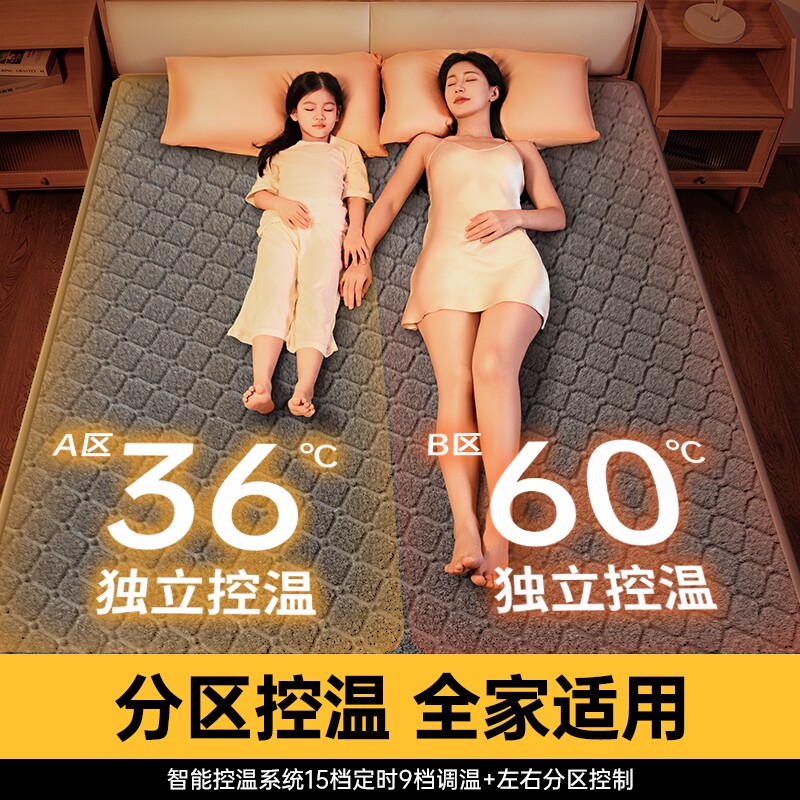 智能水暖毯双人双控调温安全家用防水不漏电单人水暖电褥子水循环